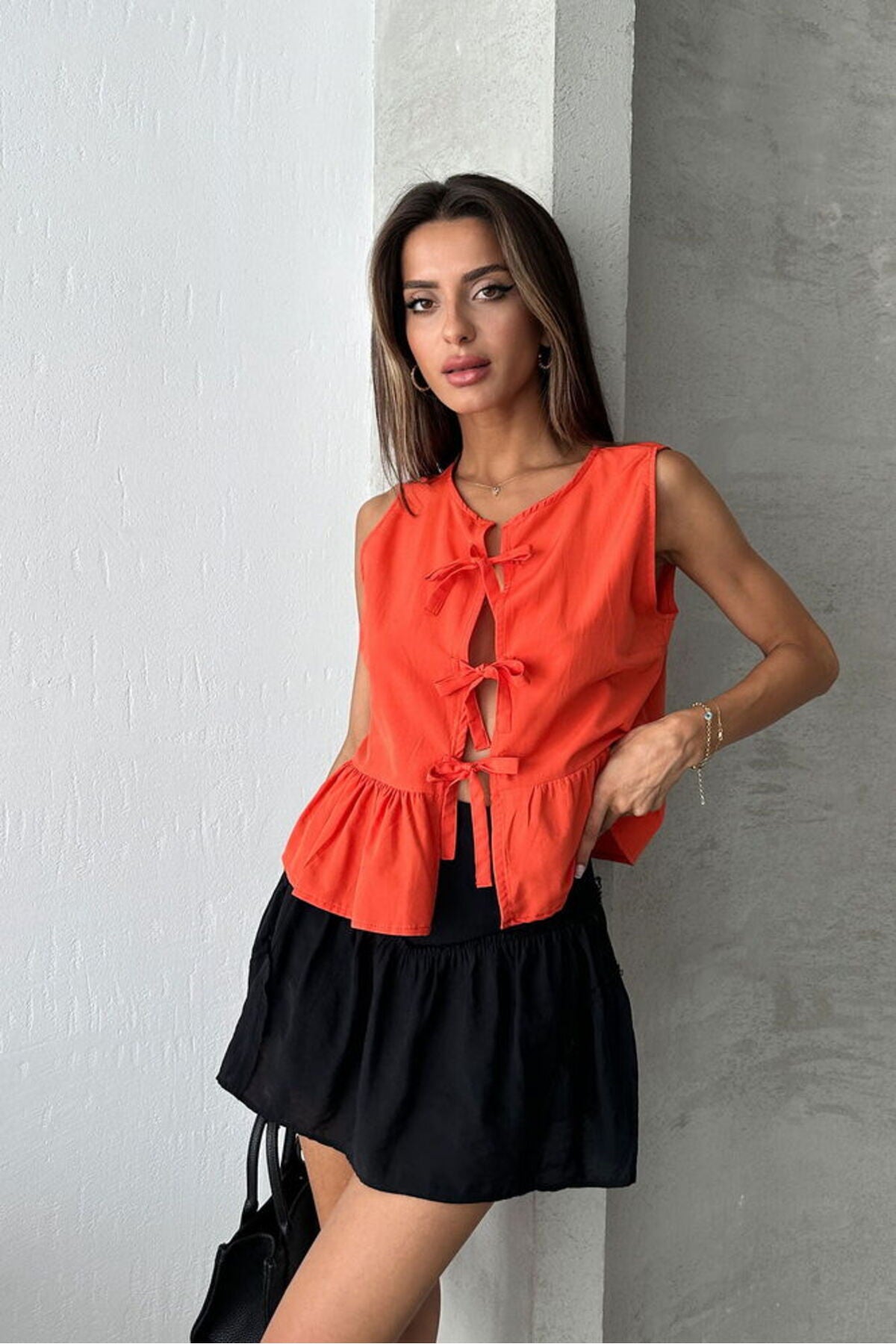 Önden Baglamalı Bluz | Gml2728 | D2728