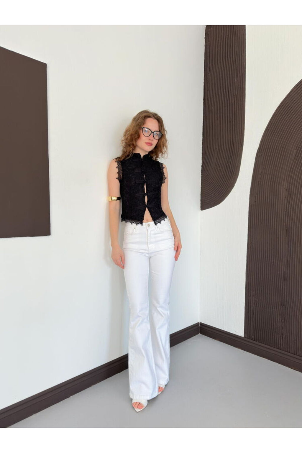Dantel Yelek | D3026