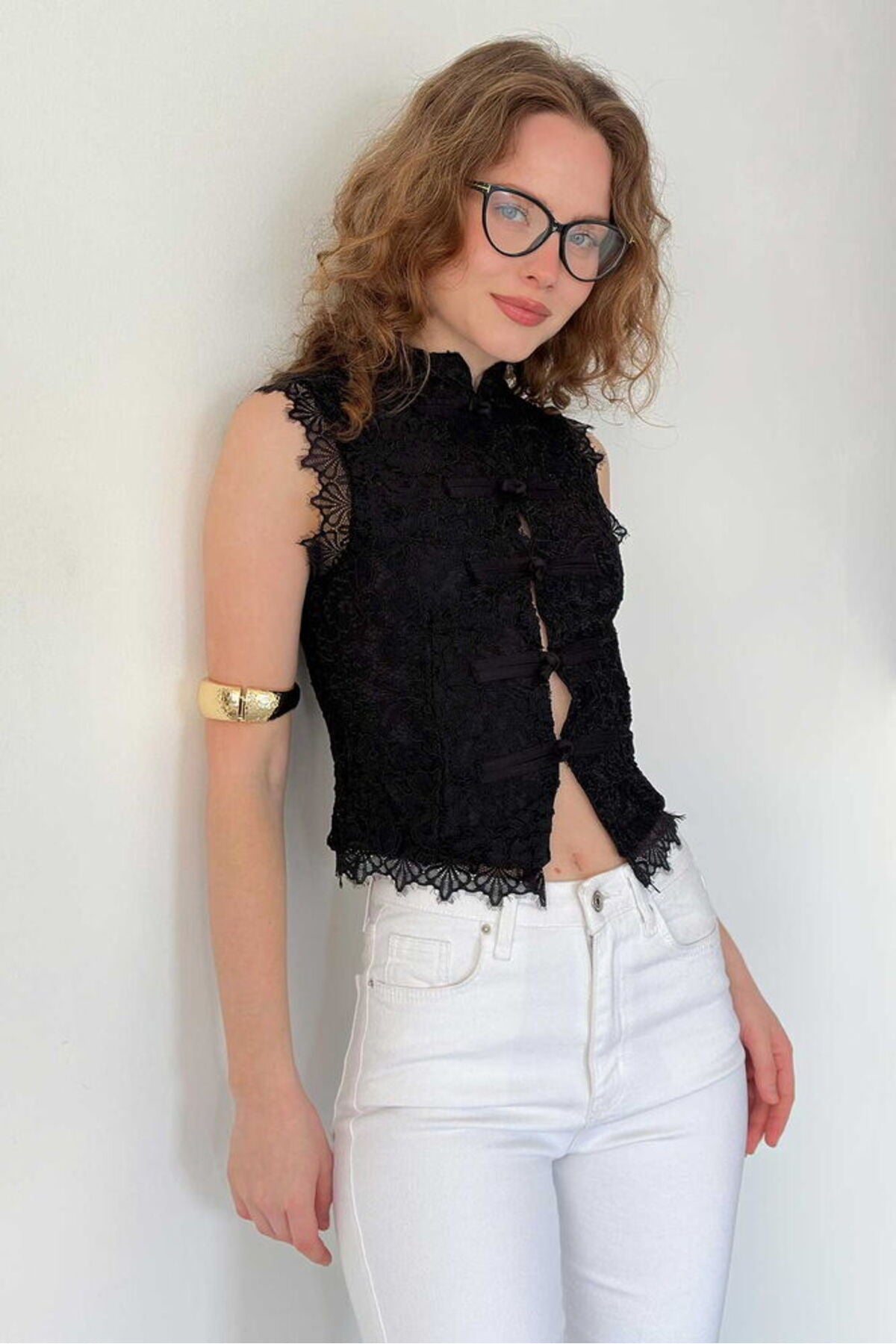 Dantel Yelek | D3026