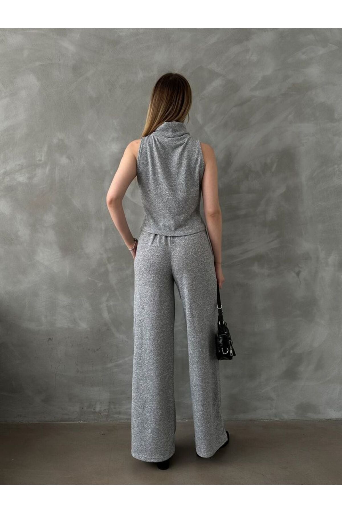 Triko Pantolon | F1486 - SİYAH
