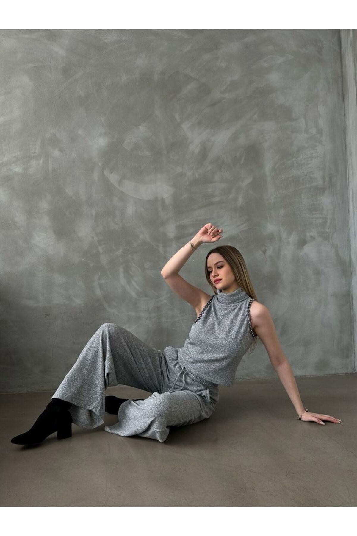 Triko Pantolon | F1486 - GRİ