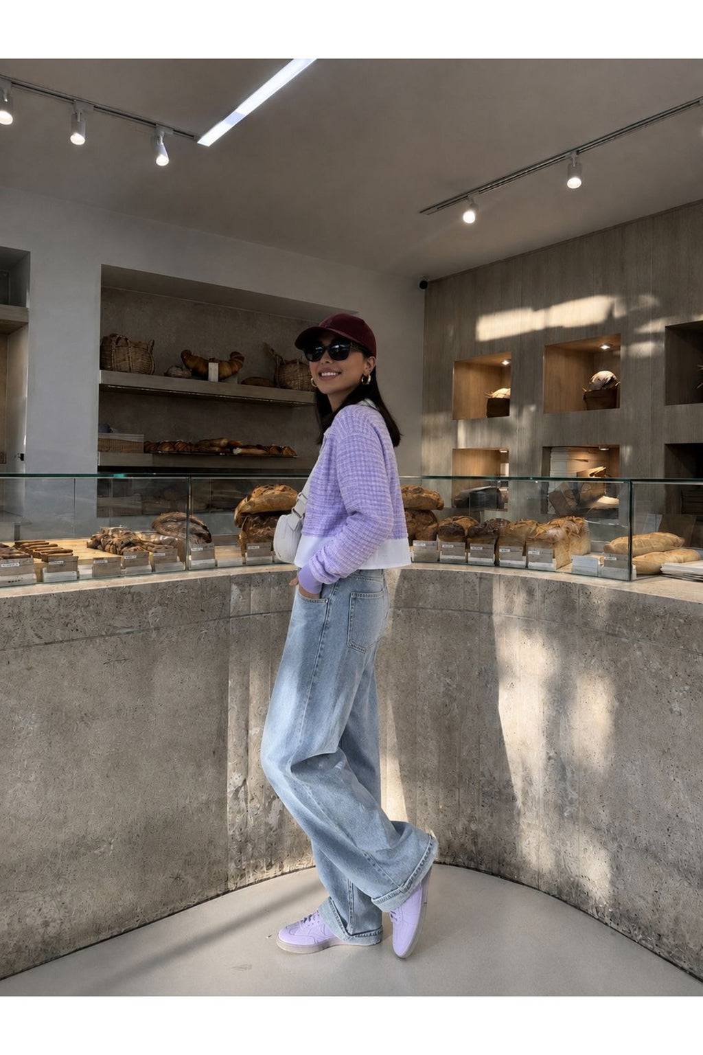 Crop Bluz | F1544 - LİLA