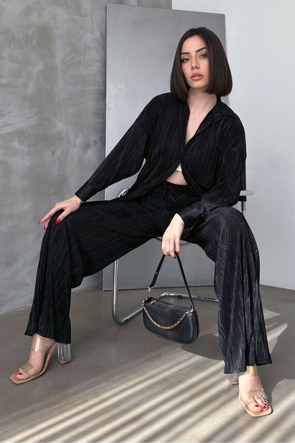 Akordiyon Gömlek | F1426