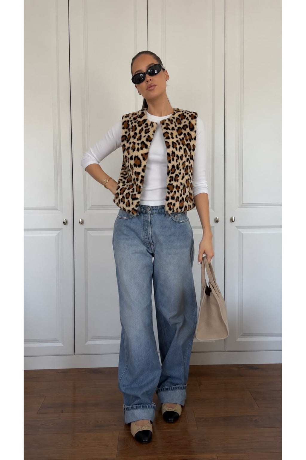 Peluş Yelek | F1833 - LEOPAR