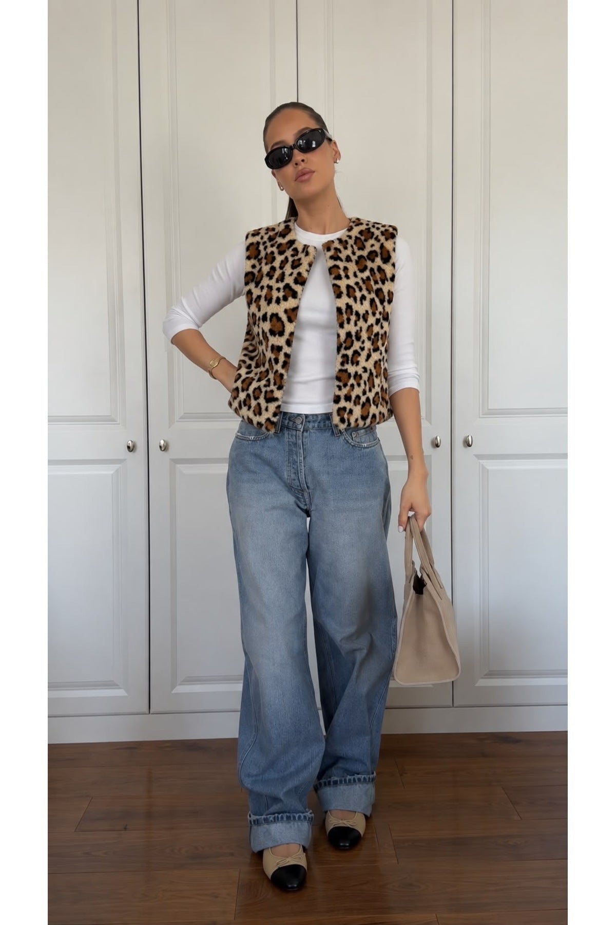 Peluş Yelek | F1833 - LEOPAR