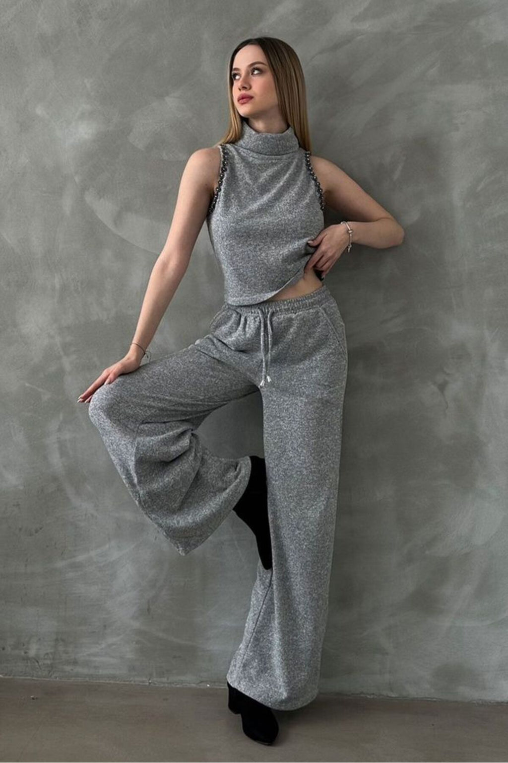 Triko Pantolon | F1486 - GRİ