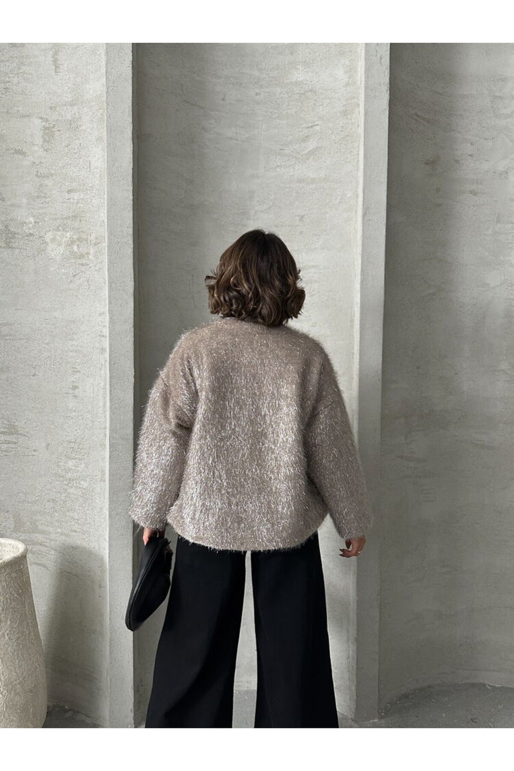 Simli Saçaklı Hırka | F1837