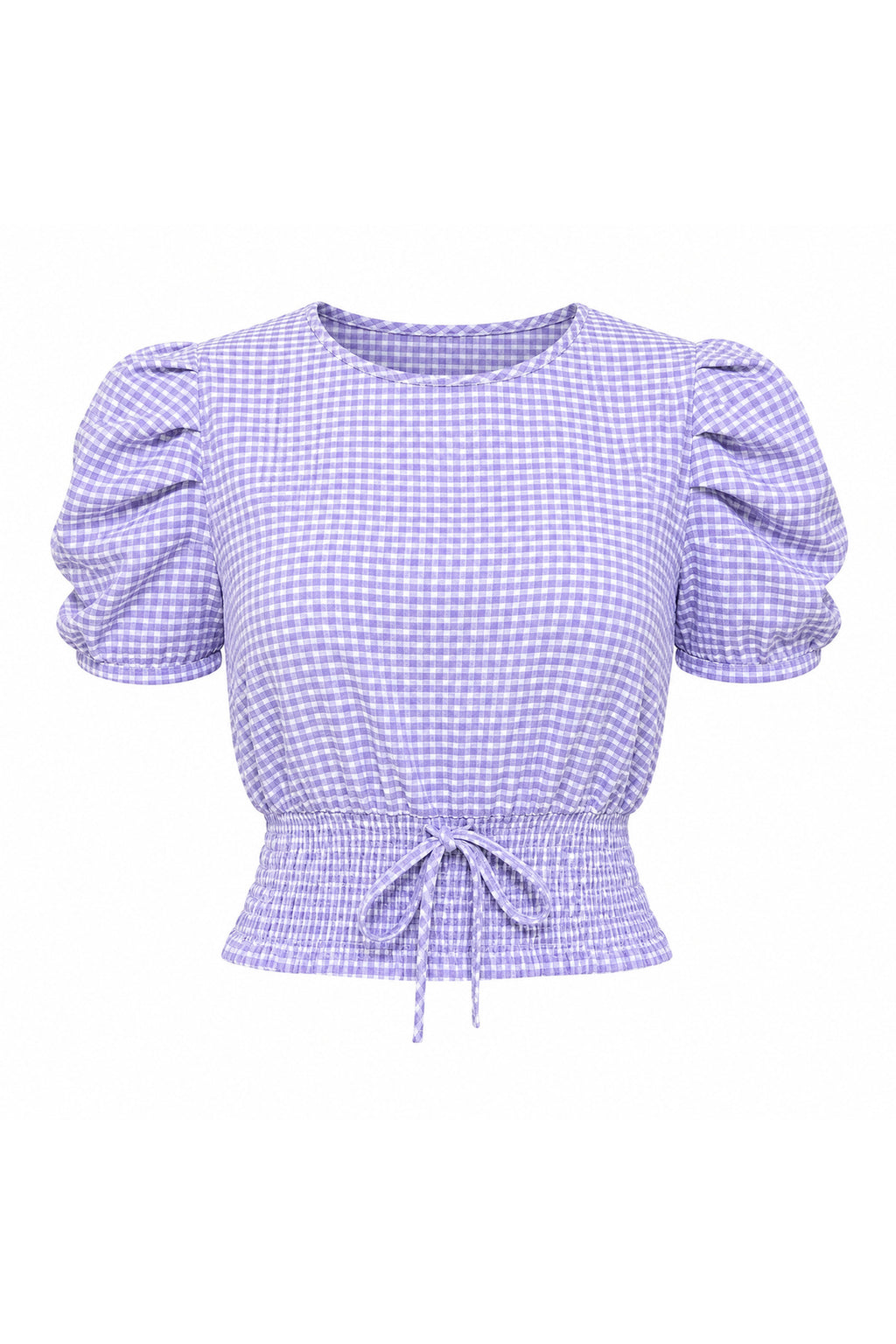 Beli Gipeli Pitikareli Bluz | D1430 - ZÜMRÜT