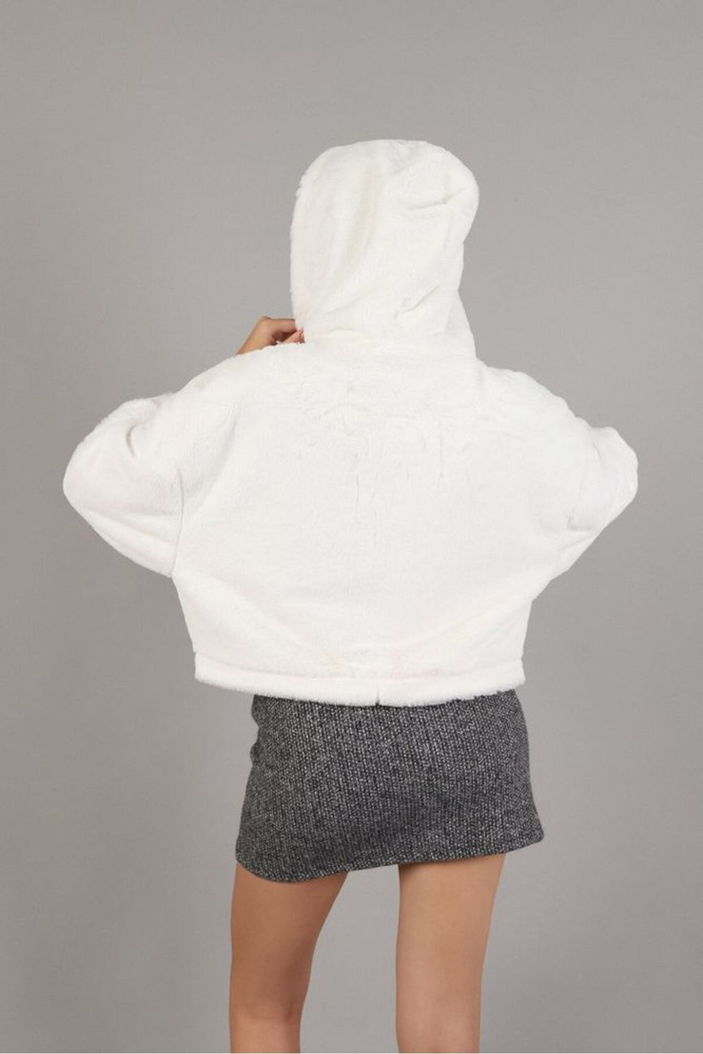 Peluş Mont | F0021 - KIRMIZI