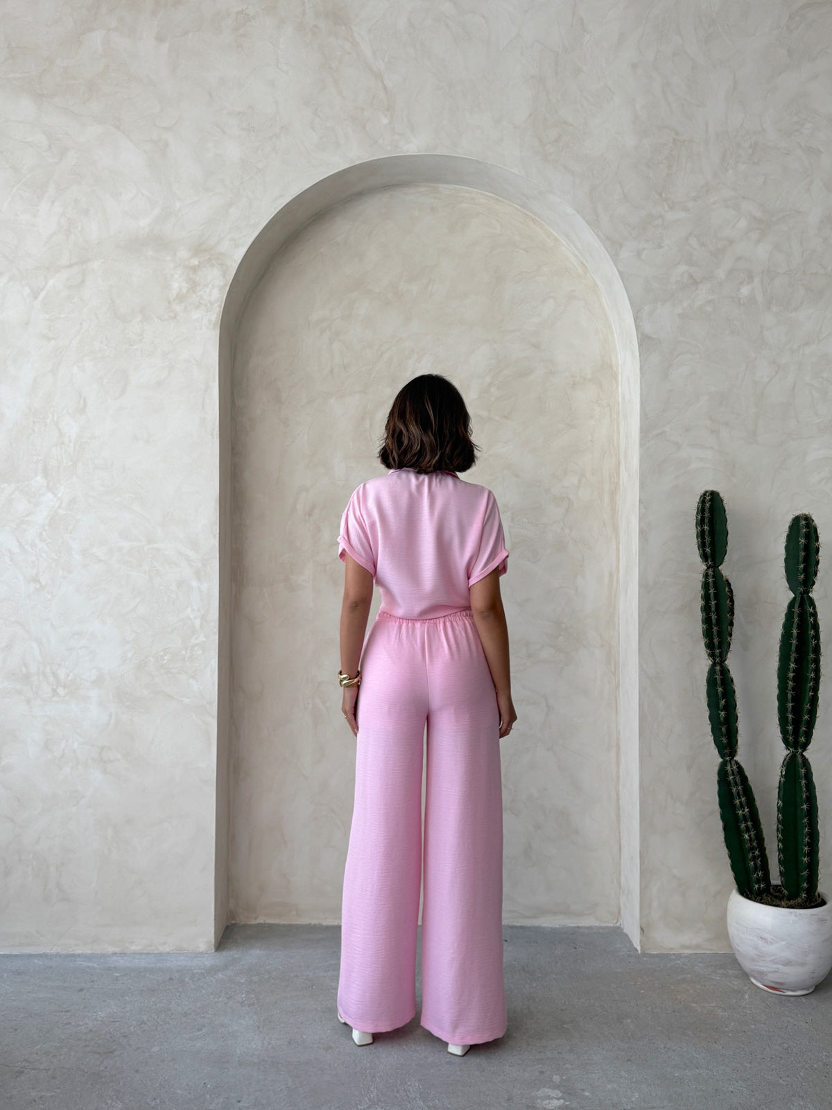 Çiçek Detaylı Pantolon | D2925