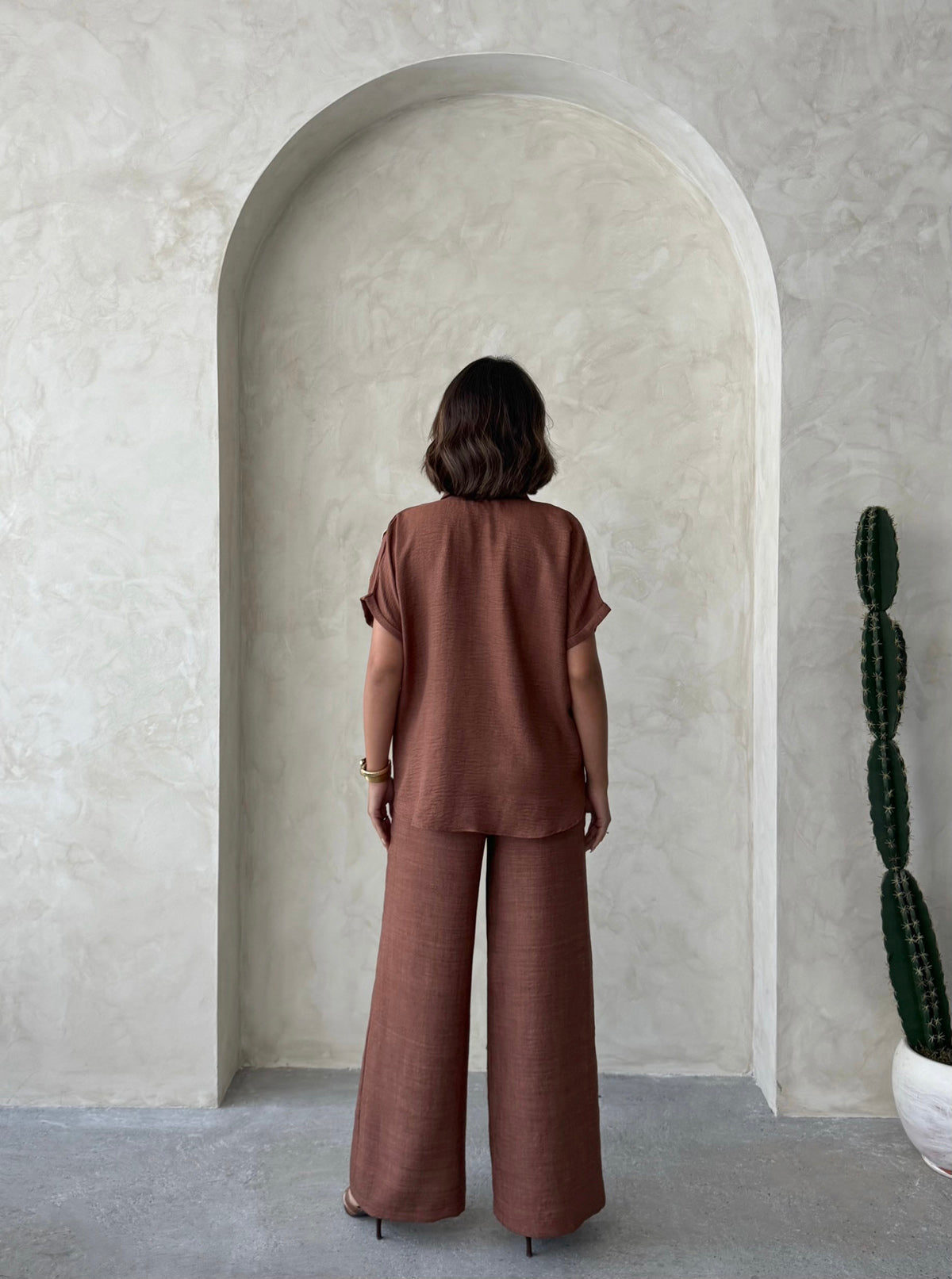 Çiçek Detaylı Pantolon | D2925