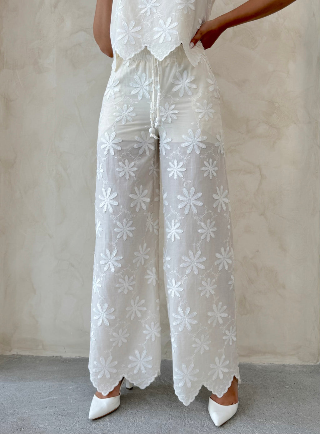 D 2913 NAKIŞLI PANTOLON | D2913