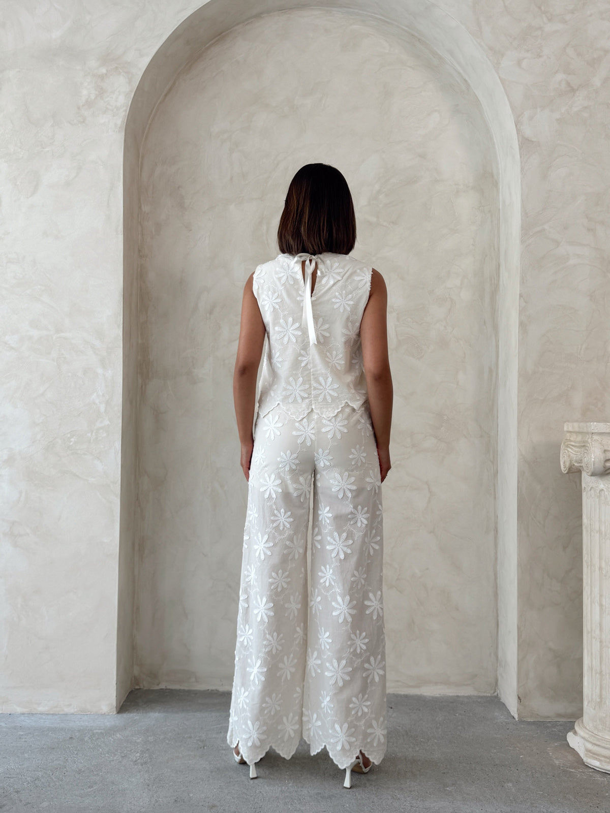 D 2913 NAKIŞLI PANTOLON | D2913
