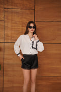 Dantelli Saten Şort  | D2943