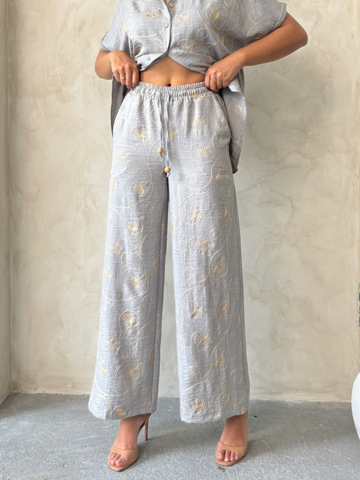 Nakışlı Pantolon | F1900