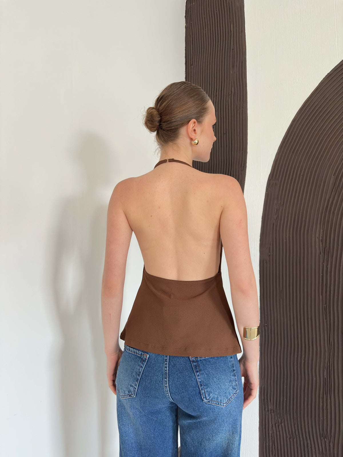 Pullu Askılı Bluz  | D3079